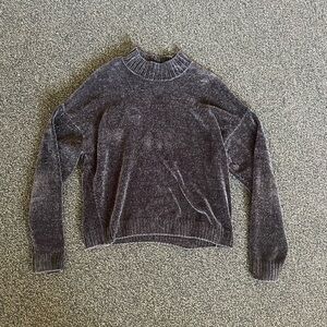 Cozy Gray Knit Sweater